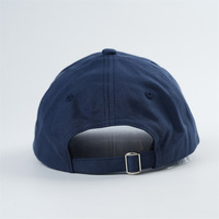 Sombreros de papá vintage con letras bordadas, sombreros azul marino personalizados con fuente bordada, gorras de béisbol de algodón azul marino con logotipo personalizado