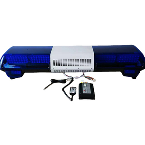 Ingeniería intermitente Led rojo y azul Advertencia Luces de señal solar verticales en las intersecciones - Product Image 1