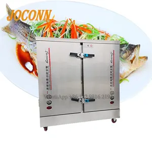 Factory Supply Rice Steaming Cart Seafood Steamer Cooker Food Steaming Cabinet For Hot Sale