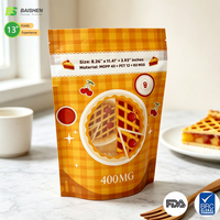 Sachets personnalisés à fermeture éclair en aluminium, anti-odeur, de qualité alimentaire, imprimés en héliogravure, pour snacks et aliments pour animaux de compagnie