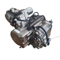 Moteurs de moto 110cc 4 temps refroidis par air en acier argenté, pièces d'assemblage, allumage CDI, 1 cylindre