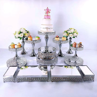 Présentoir à gâteaux en gros, style européen, en forme de carrousel, pour anniversaires, mariages, desserts, fournitures de décoration de gâteaux