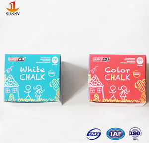 Bâtons de craie de gypse Approvisionnement direct d'usine <span class=keywords><strong>Craies</strong></span> d'écriture lisses de formule sans poussière pour tableau noir et tableau blanc - Product Image 3