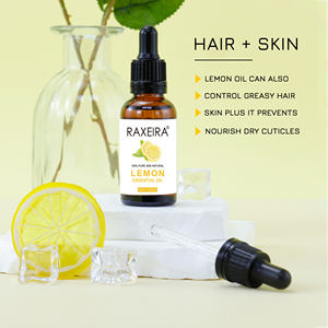 Huile essentielle pure de citron et de pépins de <span class=keywords><strong>raisin</strong></span> pour le soin quotidien, hydratant corporel nourrissant, fonctions éclaircissantes et raffermissantes, parfum doux, 30 ml - Product Image 5