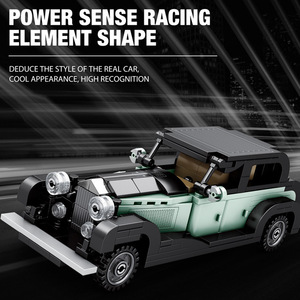 LITER Model Eight Block Car 811 Classic Car Building Blocks Educational Toy For Boys Gift - Product Image 4