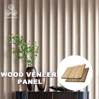 MUMU DESIGN-tablero de pared de MDF de madera estriada para interiores, paneles de pared de chapa de madera tipo sándwich, precio al por mayor