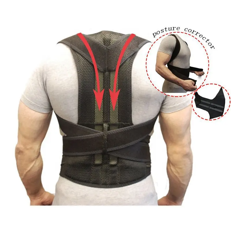 Shoulder And Back Brace,Adjustable Body Posture Corrector