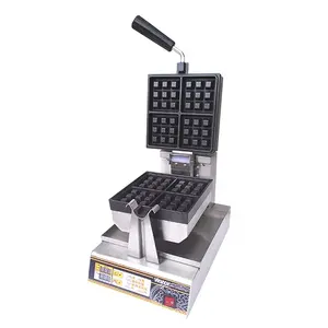 火热销售中!电动可互换平板华夫饼机与方形平板旋转华夫饼机 HFF-01