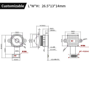 4MP OV4689 2688x1520P MIPI FPC โมดูลกล้องมุมกว้าง125องศาสำหรับการมองเห็น AI แบบฝังตัว - Product Image 4