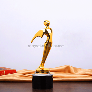 AKMT1572 chaude mode ange en métal trophée figurines/logo Personnalisé Or Ange ailes Conception Trophée <span class=keywords><strong>Oscar</strong></span> - Product Image 5