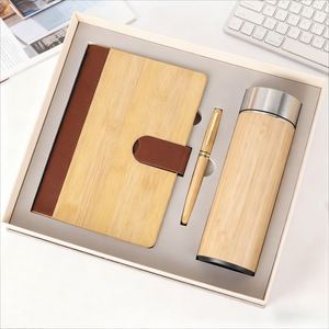 Wooden Eco-friendly Promotional Business Gift Set Customizable logo Corporate Gift Set for Giving Gifts in Corporate Events - Product Image 1