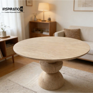 Tavolino <span class=keywords><strong>da</strong></span> Caffè in Travertino Naturale con Base in <span class=keywords><strong>Legno</strong></span> Massello, Arredamento di Lusso per Esterni Resistente ai Raggi UV e Impermeabile, Produzione Diretta - Product Image 1