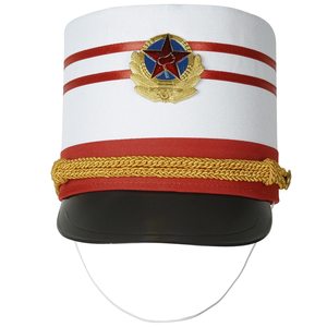 Enfants bande grand chapeau fanfare batteur garçon chapeau Halloween Cosplay fête Costume accessoires haute qualité bande uniforme chapeau - Product Image 1
