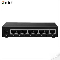 Switch Ethernet No Administrado de 8 Puertos 10/100/1000Mbps para Redes