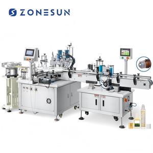 ZONESUN ZS-AFCL6 Línea Automática de Llenado, Tapado y Etiquetado de Botellas de Vidrio con Rodillo para Perfume, Aceite, Desodorante y Líquidos Cosméticos - Product Image 1