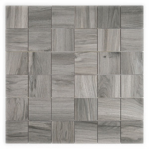 Piastrella rettificata opaca 30x30 cm in mosaico di frassino Taiga - Product Image 2