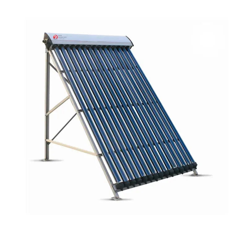 Collecteur solaire à tube sous vide flexible, système de chauffe-eau solaire à pression fendue, tuyaux de chaleur