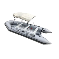 Bateau pneumatique à fond en V profond RIB500, très vendu, en Hypalon PVC, pour la pêche et les loisirs en famille