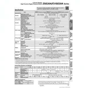 Presostato digital SMC Pneumatics, interruptor de presión digital, - Product Image 1