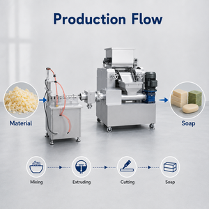 Machine de fabrication de savon miniature à petite échelle, série <span class=keywords><strong>DDCT</strong></span>, pour les entreprises en démarrage, faible investissement, rendement élevé sur l'investissement - Product Image 3