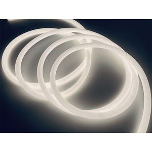 Molde de suporte personalizado flexível de injeção, led, decoração de loja flexível, 360, tira de luz neon redonda, 220v, 120led, tubo 2835