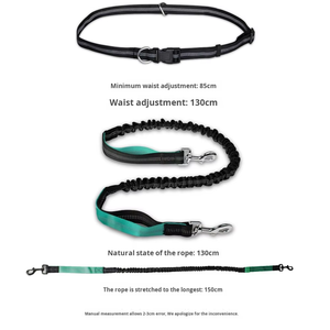 Tali anjing nilon reflektif dapat ditarik 4-6 kaki tali pengaman mobil taktis tali pengaman modis <span class=keywords><strong>2</strong></span> bantalan air Solid - Product Image 4