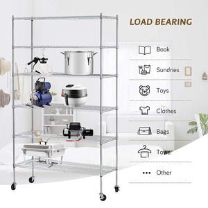 6 Tier Lớp Kệ Điều Chỉnh Dây Kim Loại Kệ Trượt Văn Phòng Dây Kệ Lưu Trữ Công Nghiệp Dây Kệ - Product Image 5