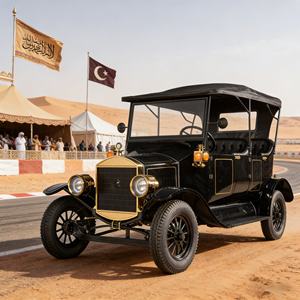 Voiture électrique vintage de tourisme - Véhicule de transport de passagers 5 places pour les grands projets saoudiens et les zones de développement NEOM - Product Image 6