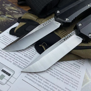 Couteau de camping Micro Tech Snake God Glykon G10 Edition de haute qualité, outil EDC de poche, acier inoxydable, manche en aluminium OEM - Product Image 2