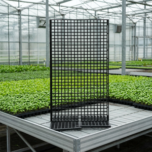 Grand banc de semis en plastique pour la plantation de légumes, fleurs et fruits - Noir, facile à assembler - Product Image 2