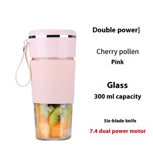 Xách tay mini hộ gia đình Máy ép trái cây máy xay sinh tố USB sạc không dây ép với lưỡi thép không gỉ Nhỏ điện cốc nước trái cây - Product Image 6