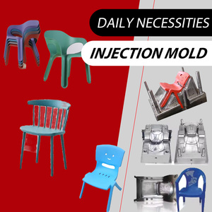 قالب كرسي بلاستيكي متين قابل للتخصيص لصالات الألعاب الرياضية ومقاعد الفصول الدراسية والمكاتب - Product Image 1