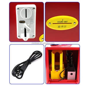 Máquina de Juego de Cartas Automática Mini Operada <span class=keywords><strong>con</strong></span> Monedas, Máquina de Juego de Cartas de Entretenimiento <span class=keywords><strong>con</strong></span> Botones, Autoservicio y Reembolso de Tarjetas - Product Image 6