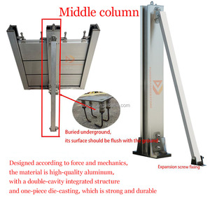 ユードールアルミニウム洪水バリア水1150lb負荷容量安全な洪水制御アプリケーション - Product Image 5