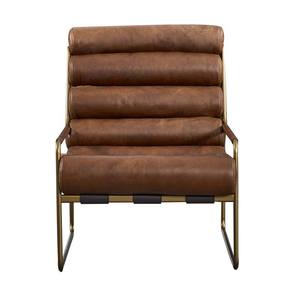 Nâu cao cấp da cánh tay phòng khách ghế thoải mái và phong cách Đồ nội thất - Product Image 3