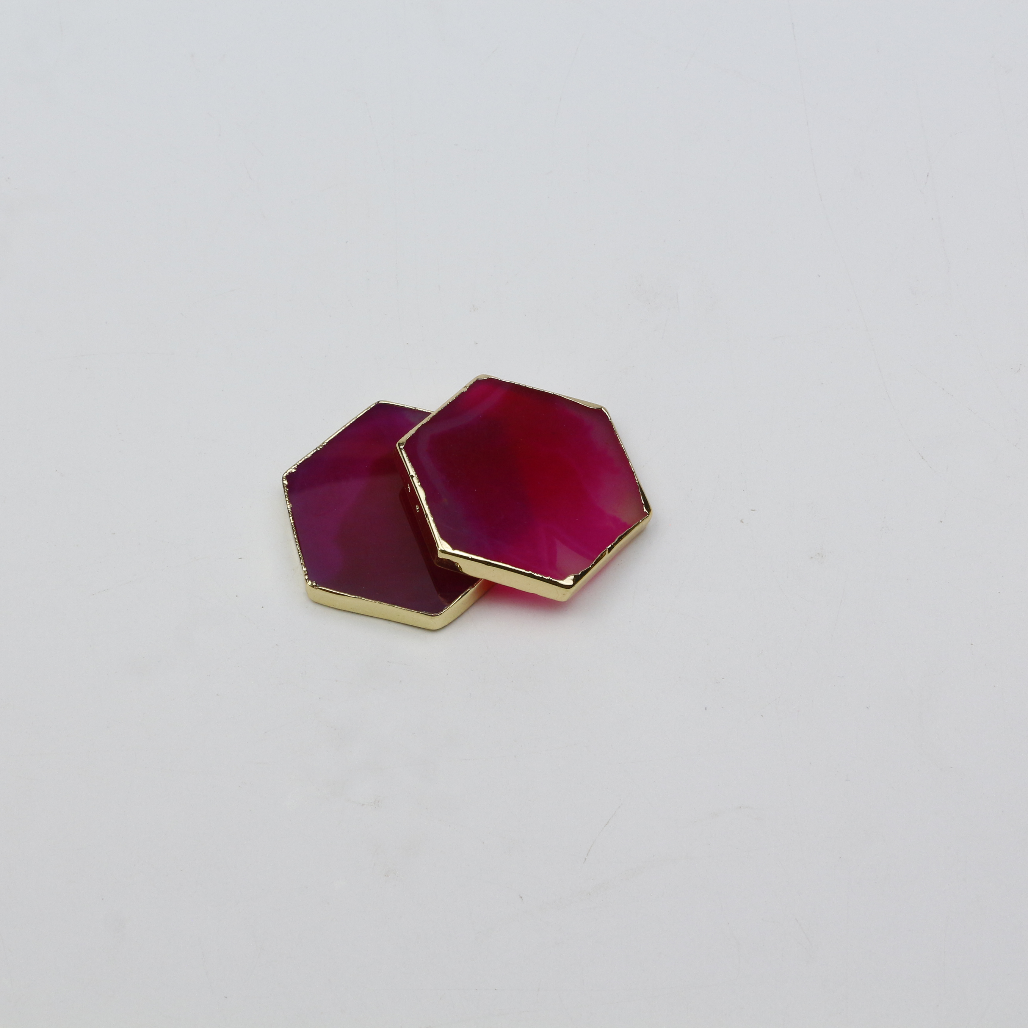 C3# Agate rose hexagonale