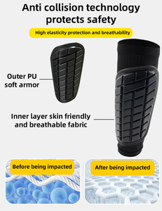 สนับแข้งน่องแบบระบายอากาศได้ น้ำหนักเบา ทำจากนีโอพรีน ลายรังผึ้ง ป้องกันการกระแทก พร้อมตัวล็อคแบบหัวเข็มขัด ใช้ได้ทั้งชายและหญิง - Product Image 6