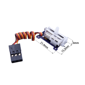 Nuevo AGFRC C1.5CLS Ultraligero Lineal de 9mm de Recorrido 6.0V con Engranaje de Plástico Sin Núcleo Digital Mini para Avión, Tren y Robot RC - Product Image 3