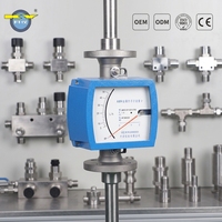 Débitmètre à flotteur métallique antidéflagrant IP67 Modbus pour la surveillance du débit des petits réseaux de distribution de GNC