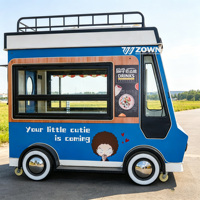 Düşük Fiyatlı Elektrikli Sokak Mini Mobil Hotdog Dondurma Fast Food Arabası Treyler Tekerlekleri Özelleştirilebilir Küçük Yiyecek Kamyonu Satılık Lüks
