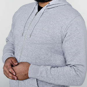 Sweat à capuche d'hiver pour hommes en 100% coton personnalisé en gros, anti-rétrécissement et coupe-vent avec impression bouffante, vêtements d'approvisionnement en vrac - Product Image 1
