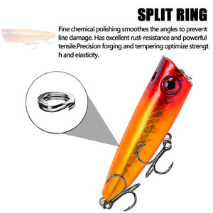 Leurre artificiel flottant en acier inoxydable pour lancer à longue distance, leurre réaliste pour la pêche au popper - Product Image 3