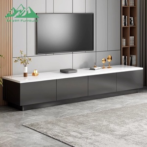 Mueble <span class=keywords><strong>de</strong></span> <span class=keywords><strong>TV</strong></span> Elegante <span class=keywords><strong>de</strong></span> Madera Wayon, Centro <span class=keywords><strong>de</strong></span> <span class=keywords><strong>Entretenimiento</strong></span> Moderno con Estantes Abiertos <span class=keywords><strong>para</strong></span> Sala <span class=keywords><strong>de</strong></span> Estar - Product Image 1