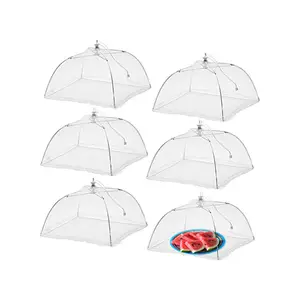 Grosir anti fly mesh cover-Amazon Penjualan Laris Penutup Meja Tenda Lipat Penutup Makanan Jala Jaring Nyamuk