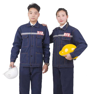 Zixi 2023 New Workwear for <b>Construction</b> Sites and Gas Stations - Denim Uniforms - Factory Direct Shipping - Wear-resistant - Product Image 5