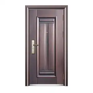 White Oak S.Steel Door PVC Laminated Heat Transfer Fire Core Bedroom Door For Project