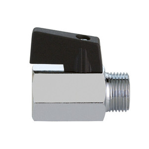 Valvola a Sfera Cromata Maschio-Femmina 3/4 Pollici DN 12 PN 10, Valvole di Scarico - Product Image 1