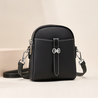 Sac bandoulière personnalisé pour femme, nouveau style, en cuir véritable, fermeture éclair, couture en cuir de vachette première couche, mini-sac haut de gamme
