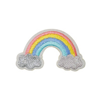 Patchs en tissu thermocollants brodés avec motifs de dessins animés, de cœurs, d'animaux et de fleurs pour chapeaux - Accessoires de broderie personnalisés