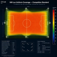 Projecteur LED haute puissance pour terrain de football 250W 500W IP65, étanche, extérieur, haute luminosité, éclairage sportif pour stade